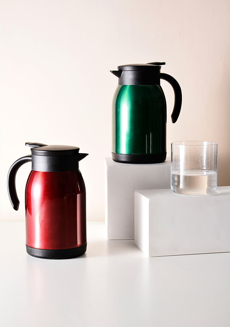 不锈钢800ml保温壶大容量咖啡壶304双层真空保温冷水瓶热水壶定制