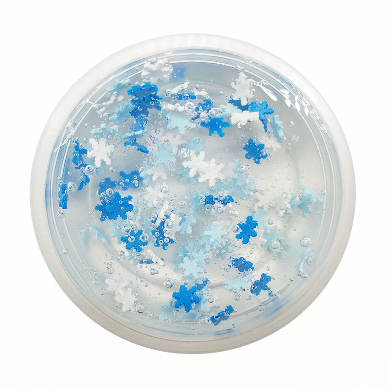 史莱姆slime水晶泥不粘手圣诞动物水果切片diy果冻泥戳戳泥玩具