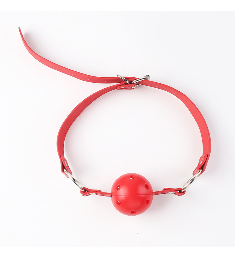 幻遇sm情趣口塞球嘴巴束缚调教皮革硅胶口枷夫妻情趣 另类玩具