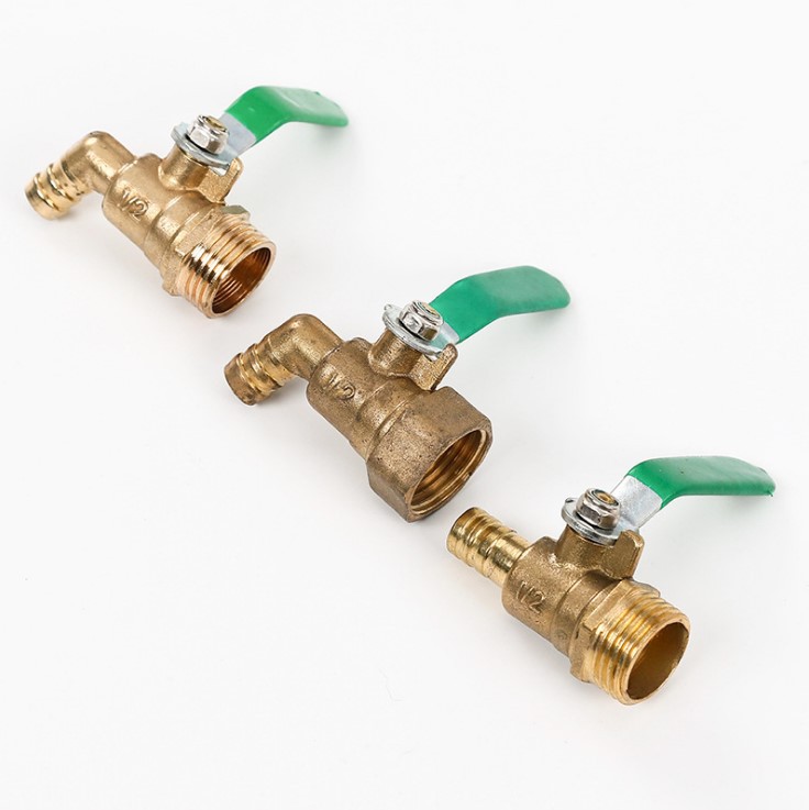 加厚黄铜内牙外牙直嘴球阀 阀门规格齐全水暖配件气动球阀