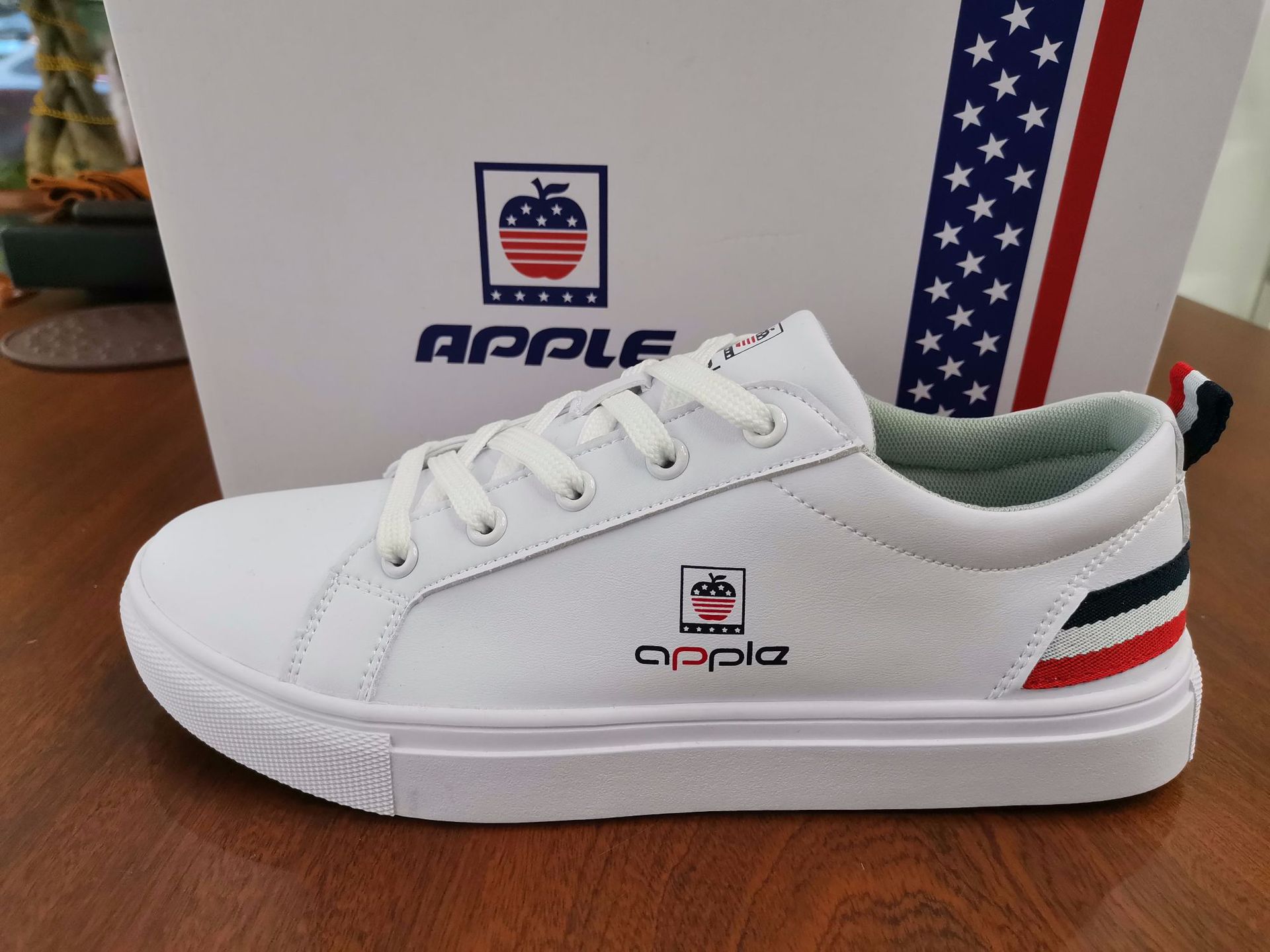 美国苹果小白鞋 秋款2019 运动 休闲 时尚男鞋舒适透气运动鞋