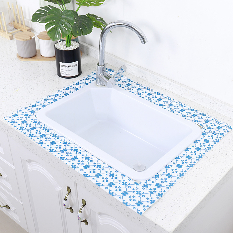 水槽防水贴无痕吸附加工定制防霉贴