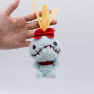 星际宝贝小金stitch 丑娃娃小甘毛绒玩具珠链小挂件 手机背包吊饰