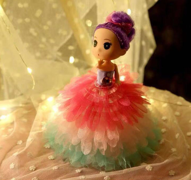 创意女孩玩具礼品 七彩发光迷糊娃娃 闪光小夜灯夜市摆摊地推商品