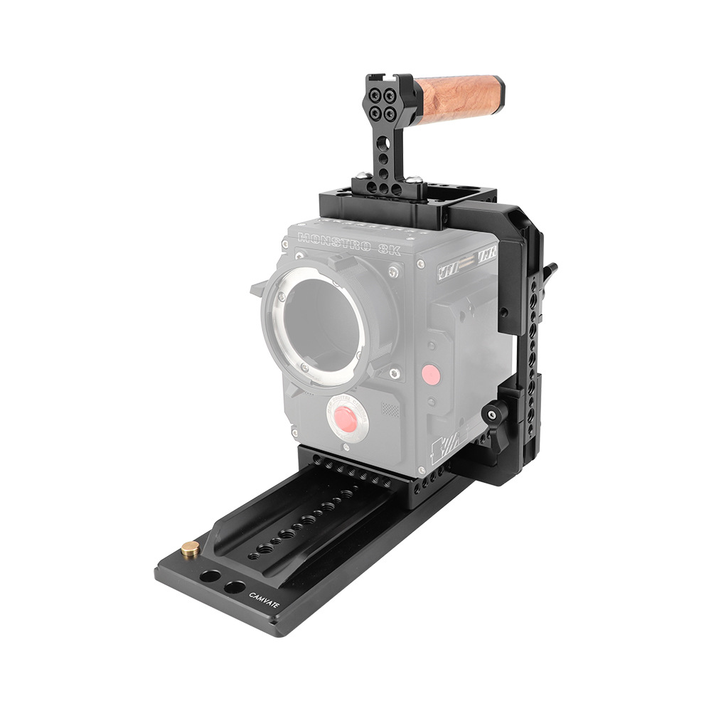 hdrig相机兔笼带12英寸arri燕尾桥板用于red dsmc2摄像机 2332