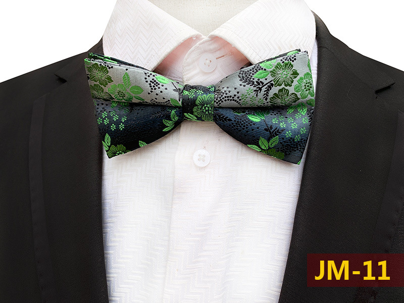 2019厂家现货供应新款18色梅花男士领结 时尚结婚新郎蝴蝶结