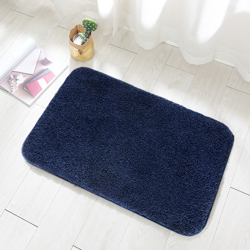 Cross-Border Hot Thickened Bathroom Mats Bathroom Absorbent Non-Slip Door Mat Bedroom Pile Floor Covering Generation