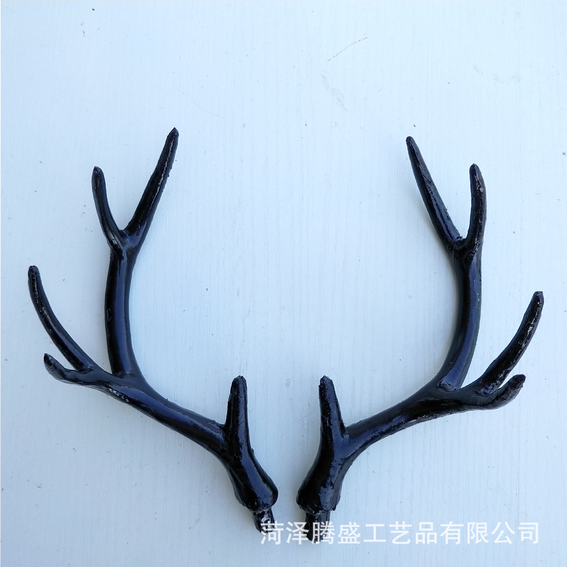 仿真鹿角可爱植绒鹿角麋鹿角圣诞节装饰配件材料摄影道具梅花鹿角