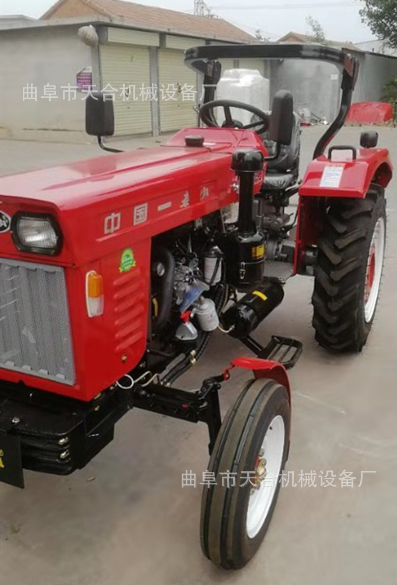 跑运输专用后桥泰山400拖拉机价格拉货用四轮两驱拖拉机图片