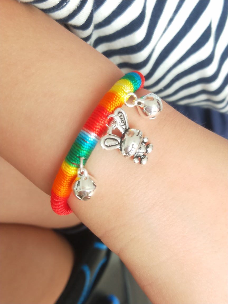 端午节大人儿童宝宝款手工编织五彩绳金刚结12生肖吉祥物手链批发