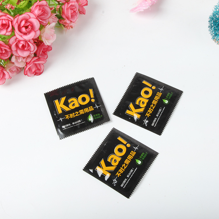 创意套套湿巾汽车网咖湿巾纸无纺布酒店湿纸巾 不是安全套