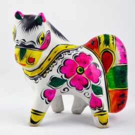 凤翔泥塑纯手工12生肖彩绘马摆件陕西礼物商务出国小礼品工艺品