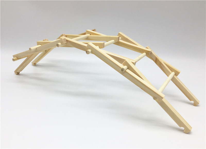 倍力桥科技小制作 diy发明拱桥力学叠加原理科学实验套装批发