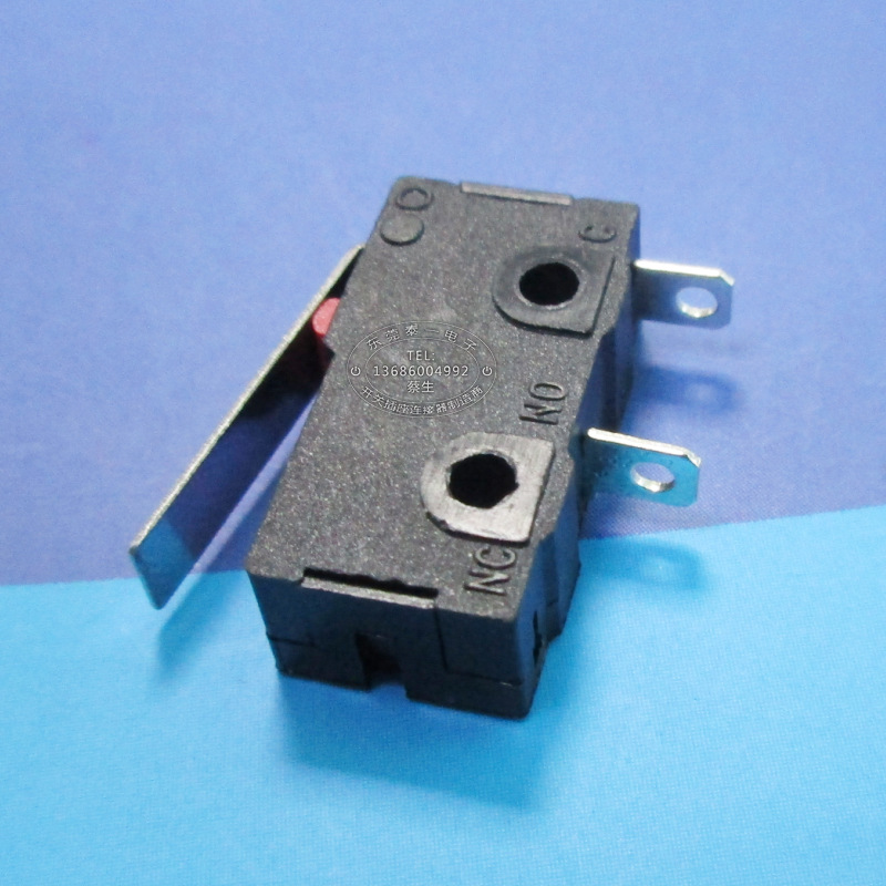 两脚功能常开小家电开关电路信号切换控制微动开关kw12b常开