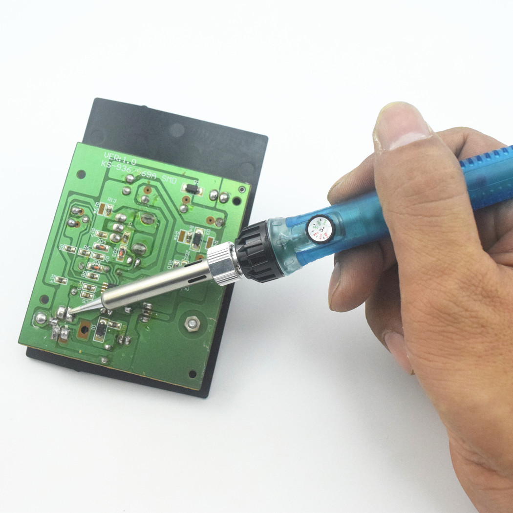 可调温直插式电烙铁110v220v60w瓦欧规美规电烙铁内热式套