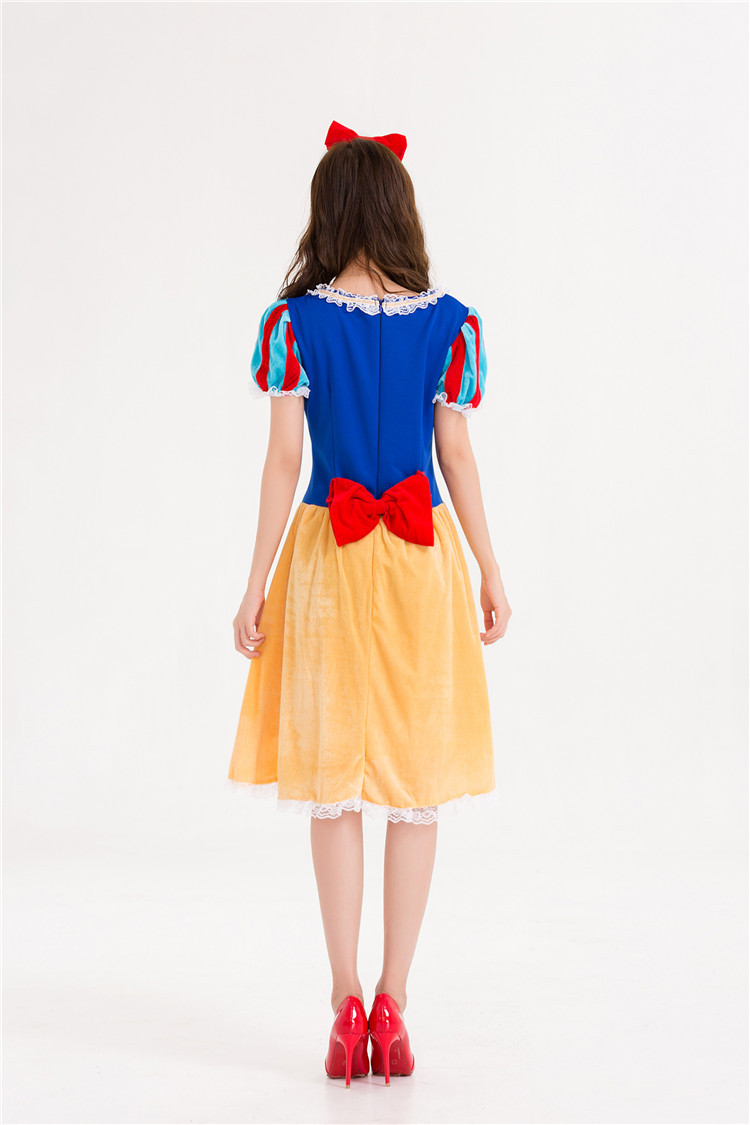 万圣节成人童话故事白雪公主裙 化妆舞会舞台演出服装cos表演服