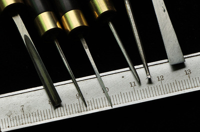 匠人木工雕刻刀白钢木刻刀木雕竹雕核雕版画刻刀微雕刀圆刀浅圆刀