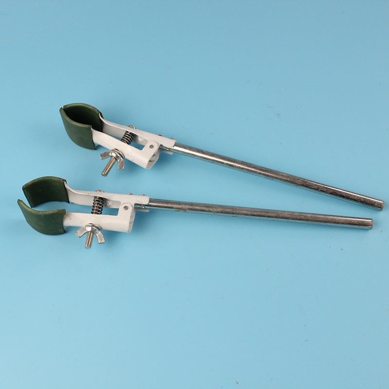 厂家批发烧瓶夹烧瓶夹喷涂实验室烧瓶夹规格多