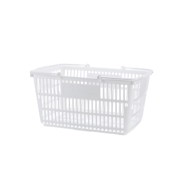 Supermarket Fashion and Convenient Hollow Shopping, Fruit, Toy Storage, Plastic, Vegetable Basket 0720