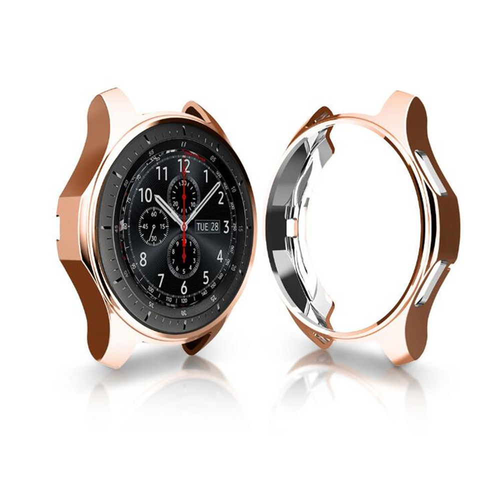 适用三星galaxy watch 46mm/42mm/gear s3表壳 电镀tpu镂空保护套