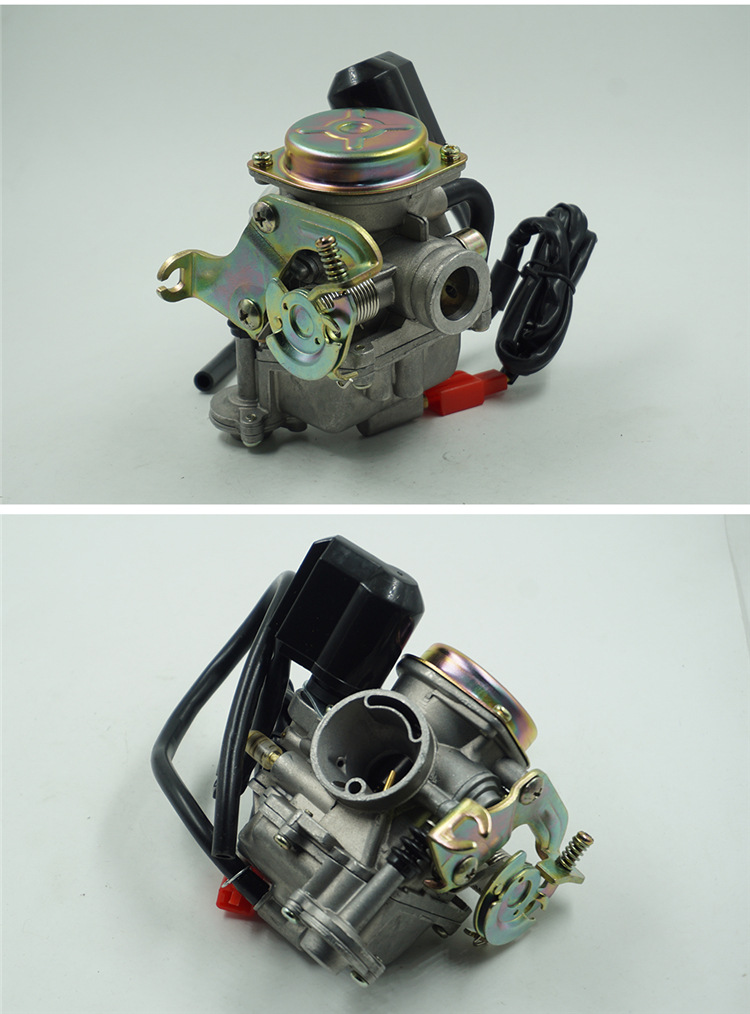 摩托车改装配件适用gy6 50cc 60cc光阳豪迈踏板18mm pd18j 化油器