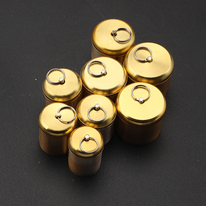 鱼竿后堵头成套带内丝套筒台钓竿尾堵手竿后尾丝竿堵渔杆金属渔具