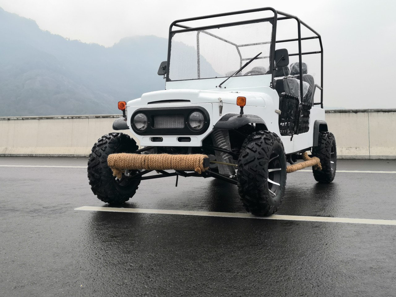 四座全地型沙滩车四轮越野摩托车 水冷轴传动山地成人电动大型utv