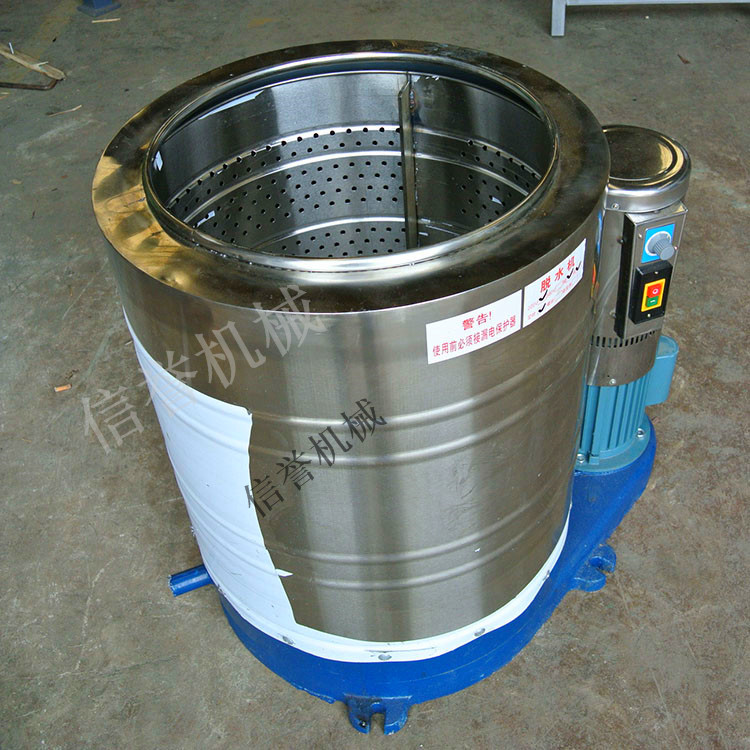 东莞出售小型不锈钢离心机 油炸食品脱油桶 25公斤蔬菜馅料甩干机