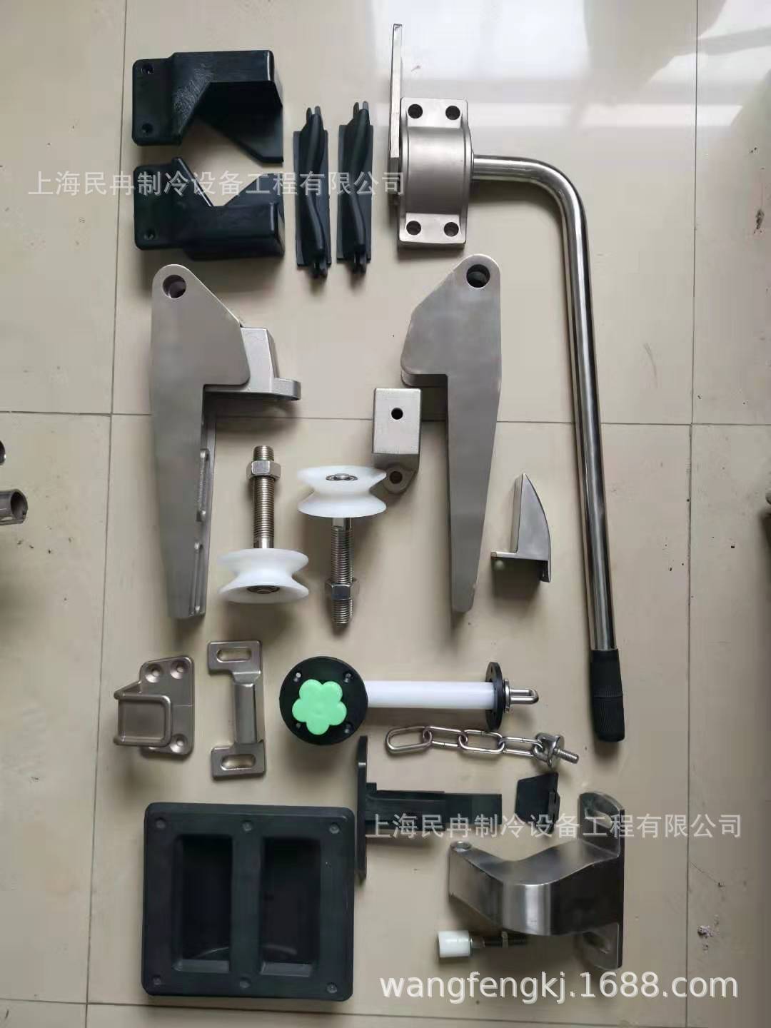 轻型中型重型冷库门专用吊架导轮开门器脱险套件冷库平移门配件