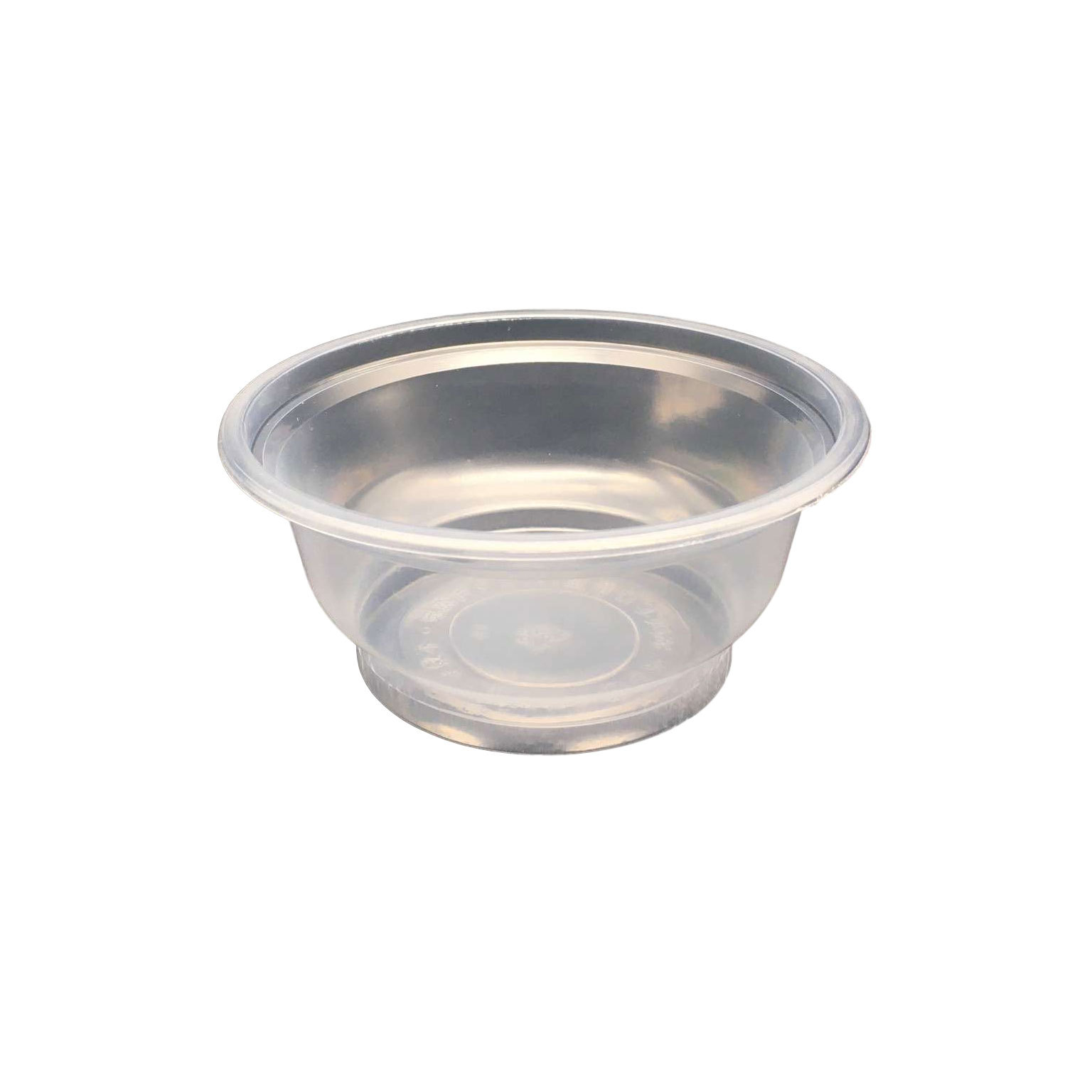 楗业加厚一次性碗塑料碗20个装360环保碗透明pp胶碗餐碗小碗饭碗