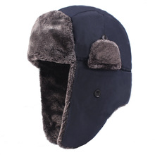 冬季雷锋帽男女帽子保暖加厚可调节户外防寒骑车防风保暖风雪帽子