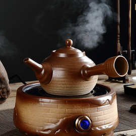 陶土茶壶功夫茶具煮茶器养生烧水壶陶瓷电陶炉专用陶壶茶炉煮水壶