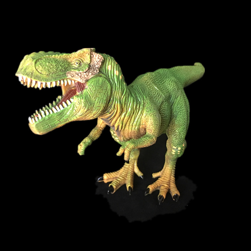 厂家直销侏罗纪仿真塑胶静态恐龙模型玩具大号霸王龙多款可选批发
