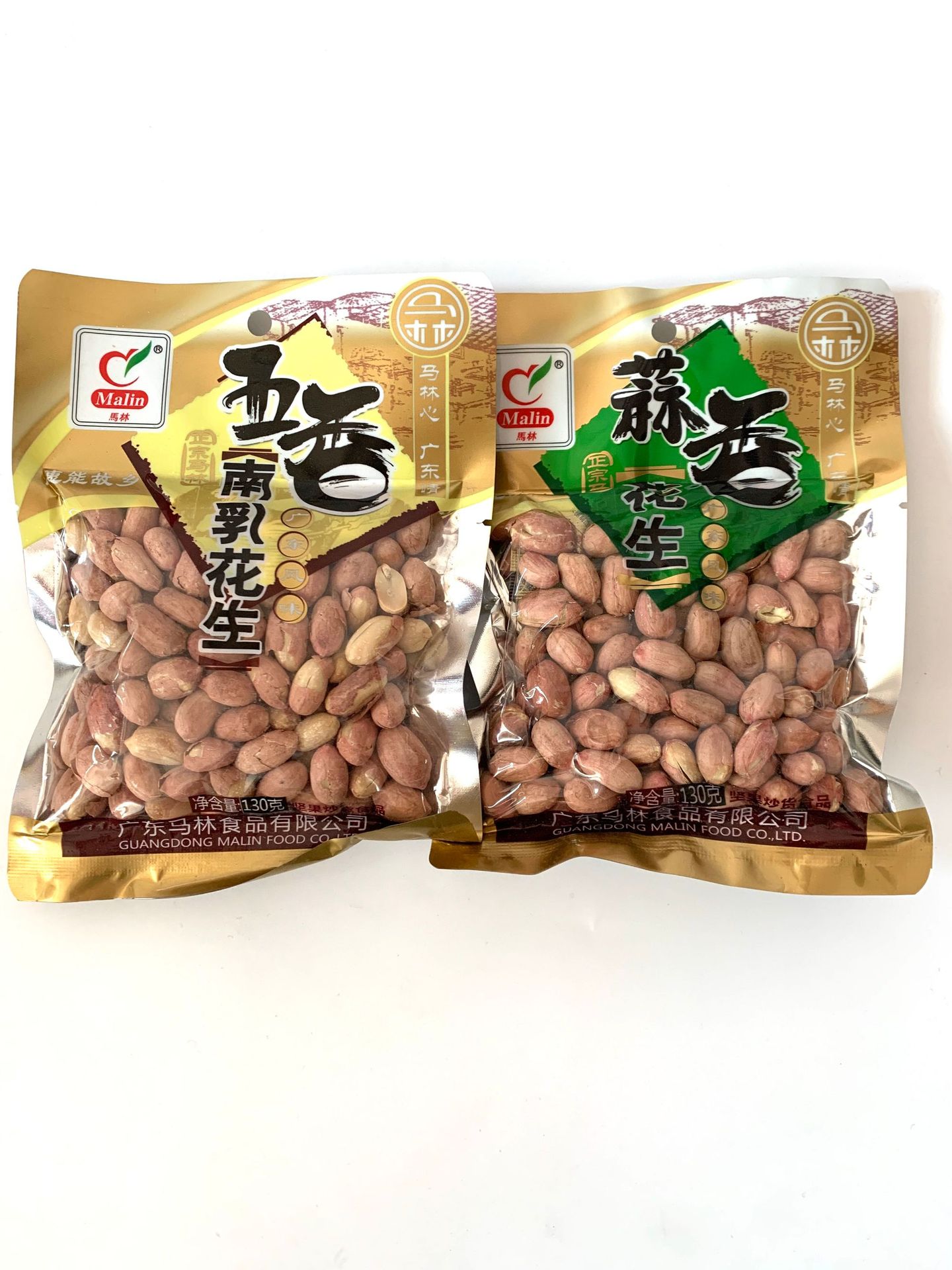 马林 130g南乳花生广东风味五香蒜香休闲食品下酒小零食炒货批发