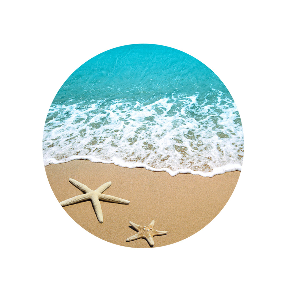 db317 圆形防滑地贴客厅厨房浴室防滑地贴墙贴装饰贴覆斜纹膜贴纸