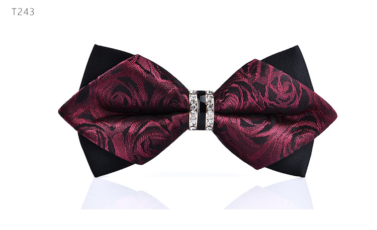 领结产地东莞造型几何型样式男式颜色t6001,t6002,t6003,t6010,t6012