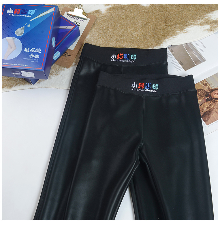 正品网红品牌小猫脚印玻尿酸养肤裤保暖外穿百搭一条过冬打底裤潮