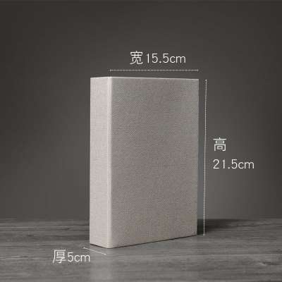 Linen Emulational Book Fake Book Decoration Chinese Household Living Room Plain Prop Books Antique Bookcase Model Room Decorative Book