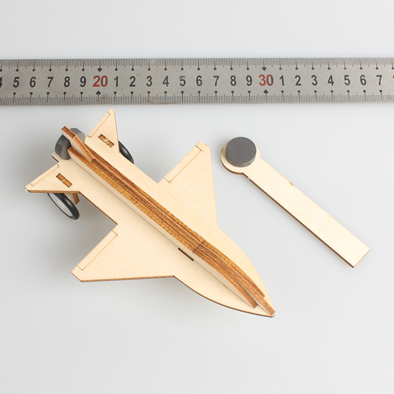 【厂家】磁力推动小飞机steam儿童科学实验器材套装diy磁铁原理