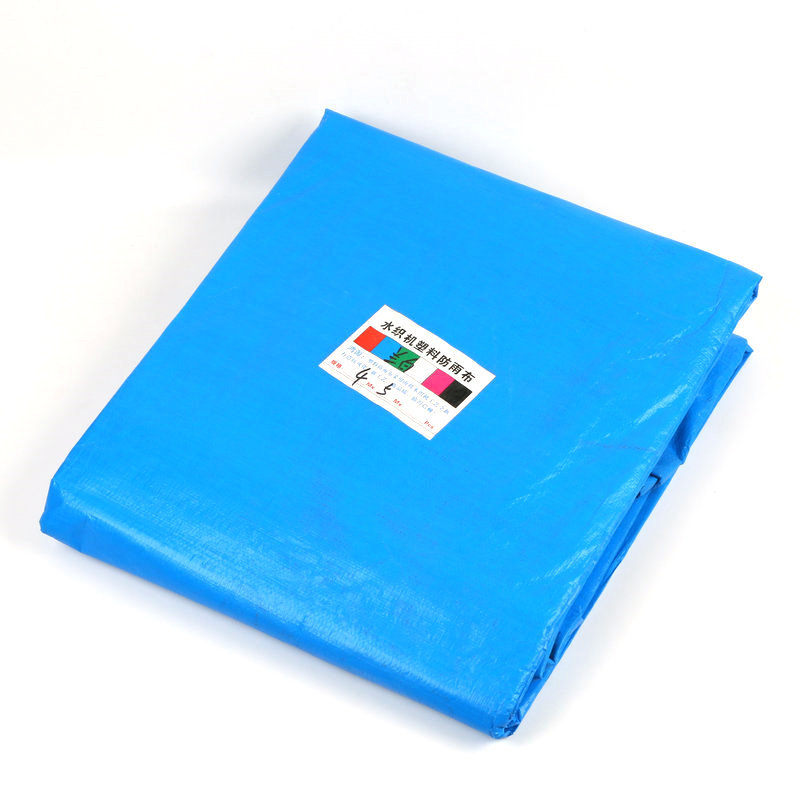 Factory Supply PE Blue and White Tarpaulin Wear-Resistant Waterproof Car Tarpaulin Waterproof Tarpaulin Coating Cloth Tent Cloth