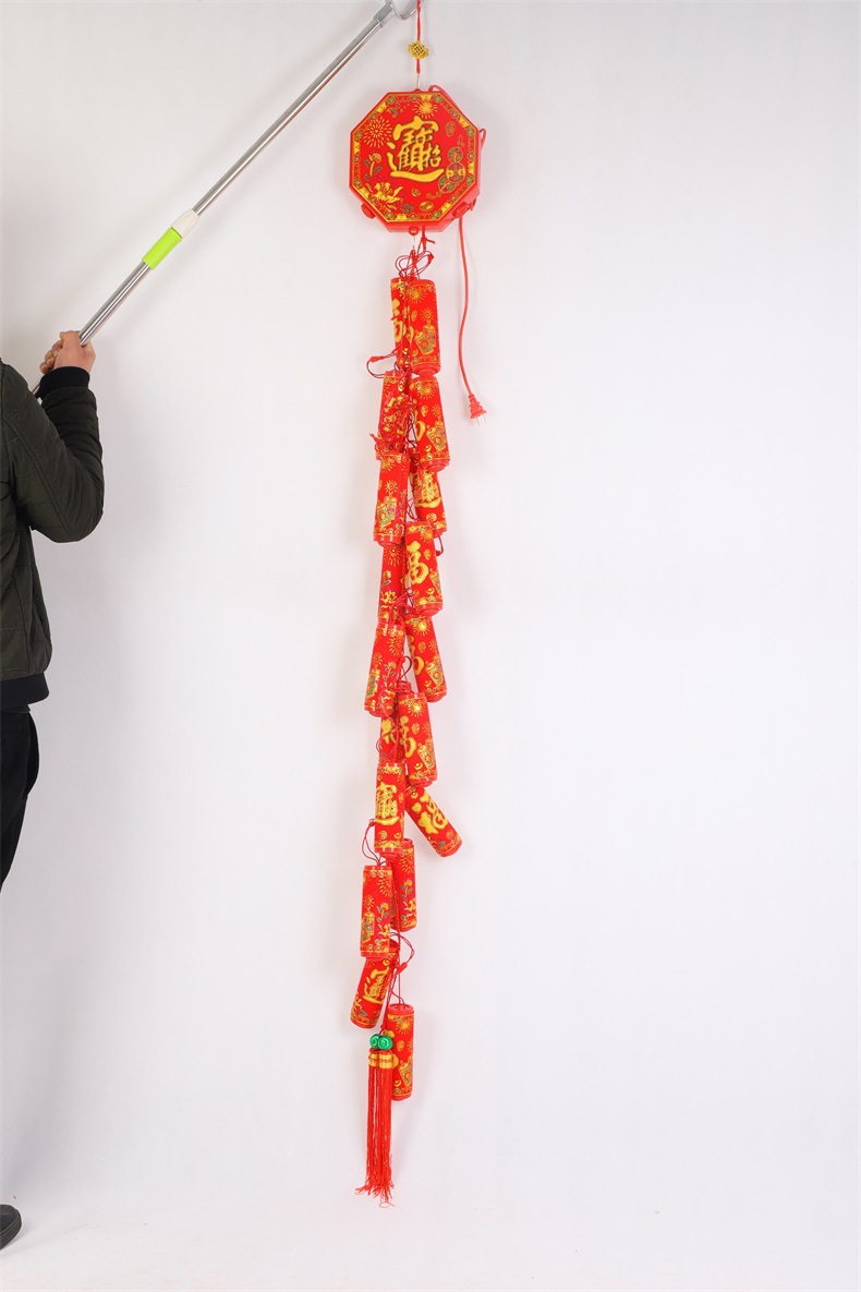 专业批发多规格电子鞭炮充电仿真爆竹炮仗节庆场景布置礼炮可批发