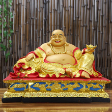 88厘米金刚台笑佛弥乐佛米勒佛招财供奉1.3米大肚弥勒佛树脂佛像