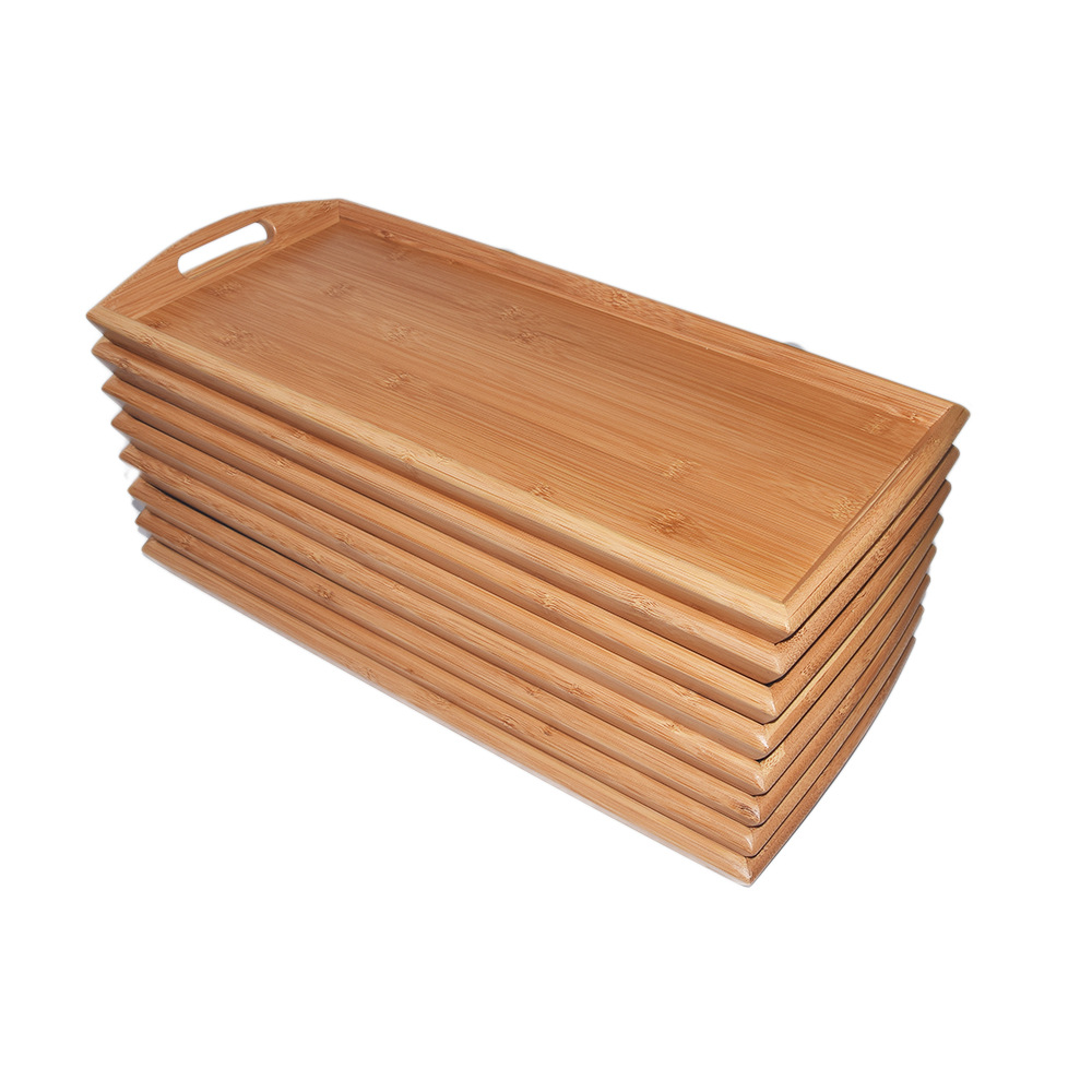 源头工厂定制托盘竹制酒店端菜托盘子整竹茶盘创意茶餐盘日式托盘