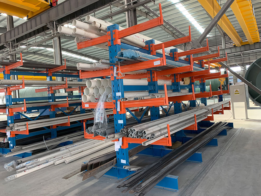 货架悬臂式货架重型物料工业仓库钢管仓储货架物流五金悬臂货架