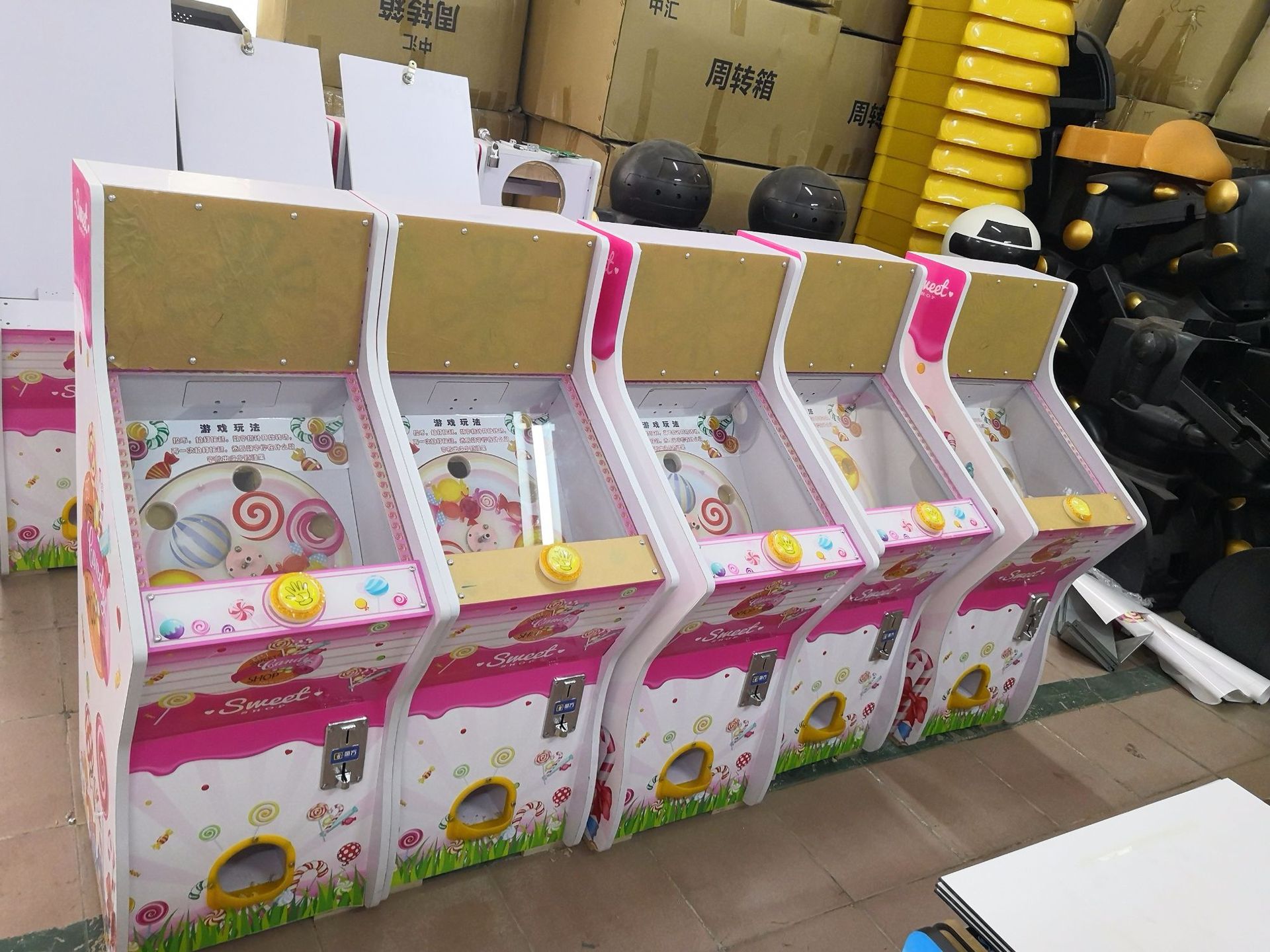 糖果贩卖机 儿童棒棒糖投币游戏机 儿童自动售卖棒棒糖机礼品机