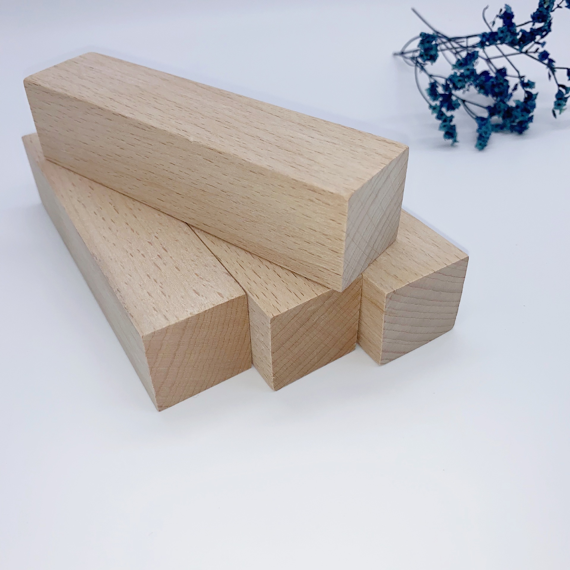 厂家生产榉木 白蜡小木条 小木棒 方形木棍小木方