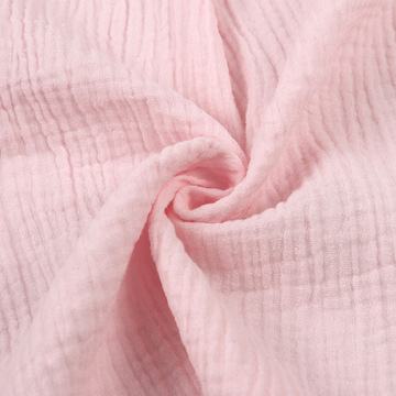 纱布料 纯棉纱布面料 全棉双层纱布料 纯棉双层绉布面料 肌理褶皱