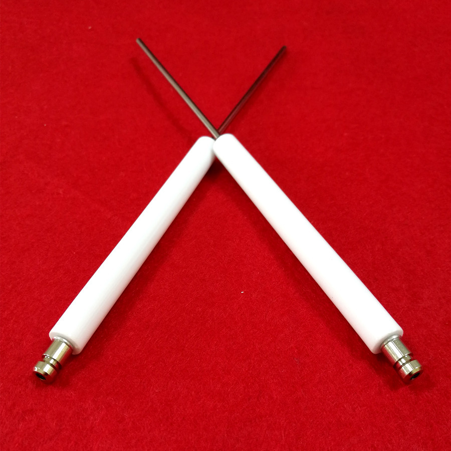 上釉 陶瓷点火针 95% 氧化铝陶瓷电极点火针