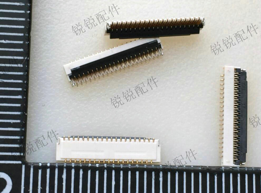 zif连接器 hc301-39rl-gf 0.3mm 39p h1.0 翻盖 前锁 fpc连接器