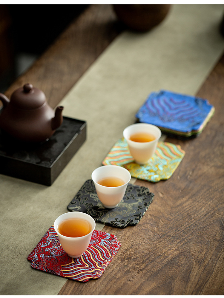 创意中式禅意棉麻布艺壶承杯垫茶席茶几布茶道茶桌麻布桌布中国风